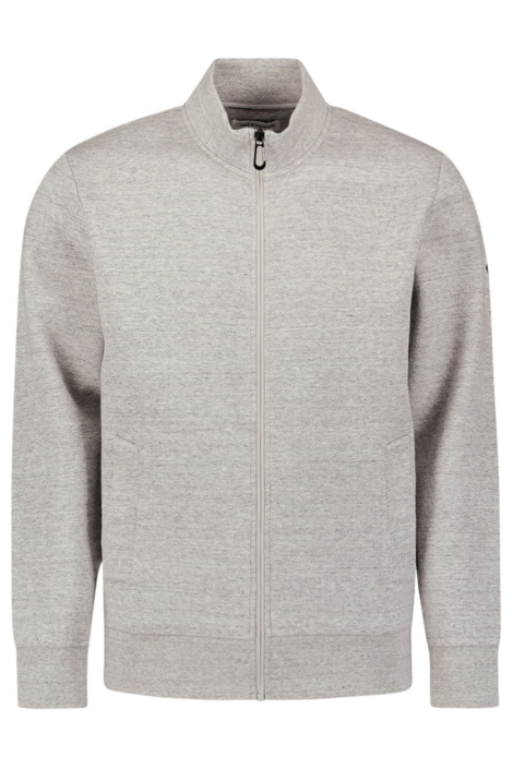 NO-EXCESS sweater full zip stand up-collar re